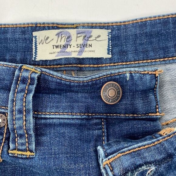 We The Free Just Float Button Close Ultra High-Rise Bellbottoms Flare Stretch 27 - Picture 14 of 16